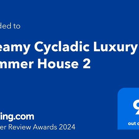 Dreamy Cycladic Luxury Summer House 2 Sotiras Eksteriør bilde